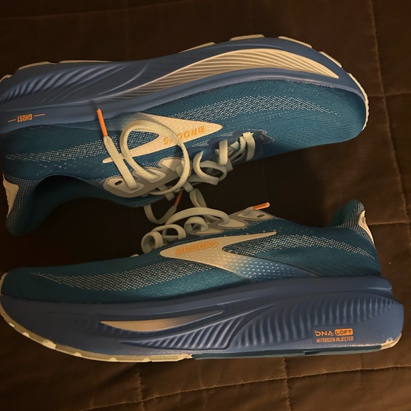 Brooks Other - Brooks Blue and Orange Athletic Shoes